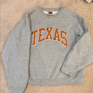 Texas - University of Texas at Austin Grey Crewneck Sweatshirt